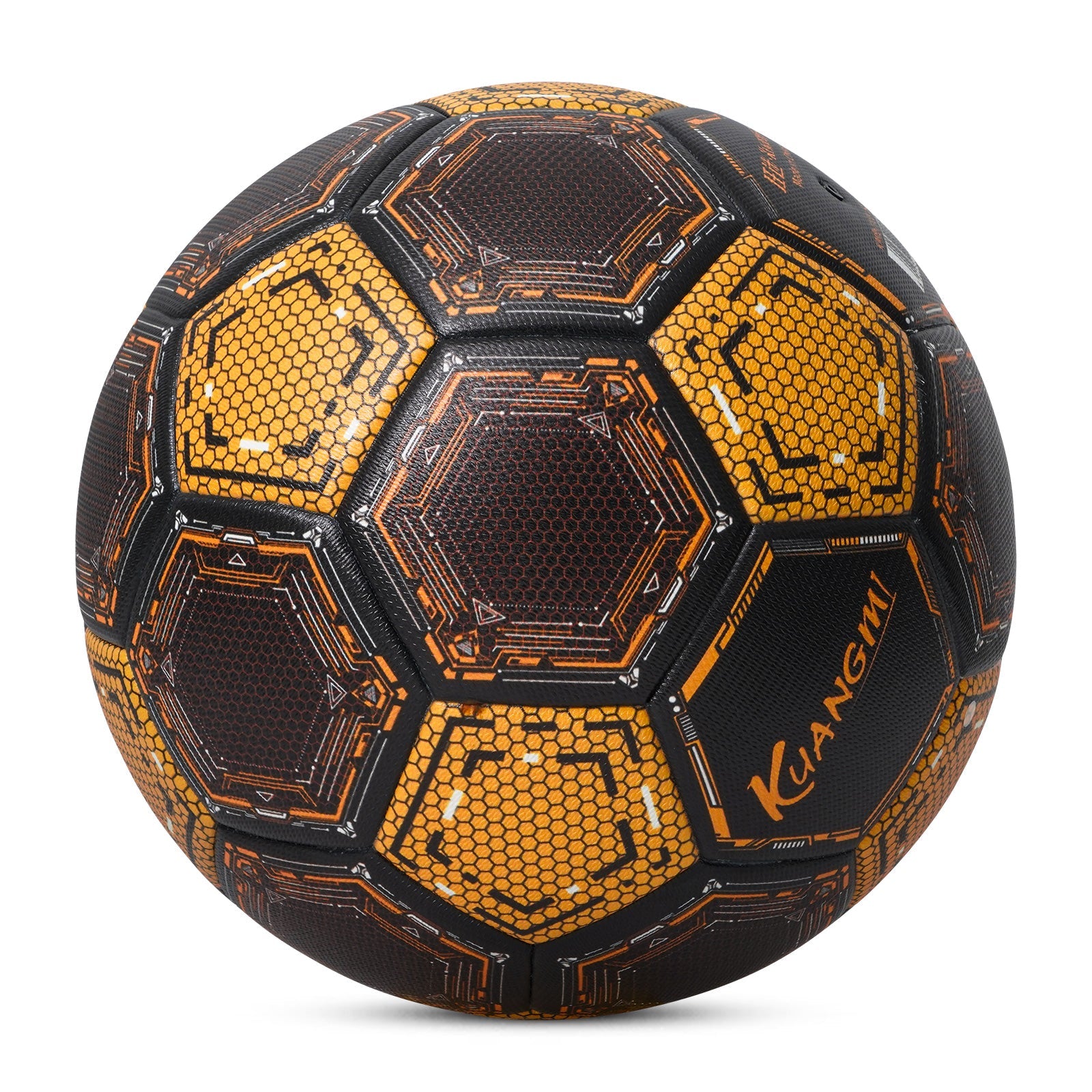 Kuangmi Mecha-Wabenfußball Größe 5 aus PU für Training und Wettkämpfe
