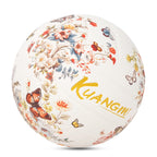 Kuangmi Klassischer Schmetterling und Blumen Volleyball Größe 5 PU Oberfläche