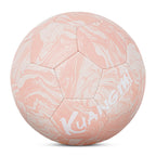 Kuangmi Rosa Fußball Größe 4 5 PU Leder maschinengenäht