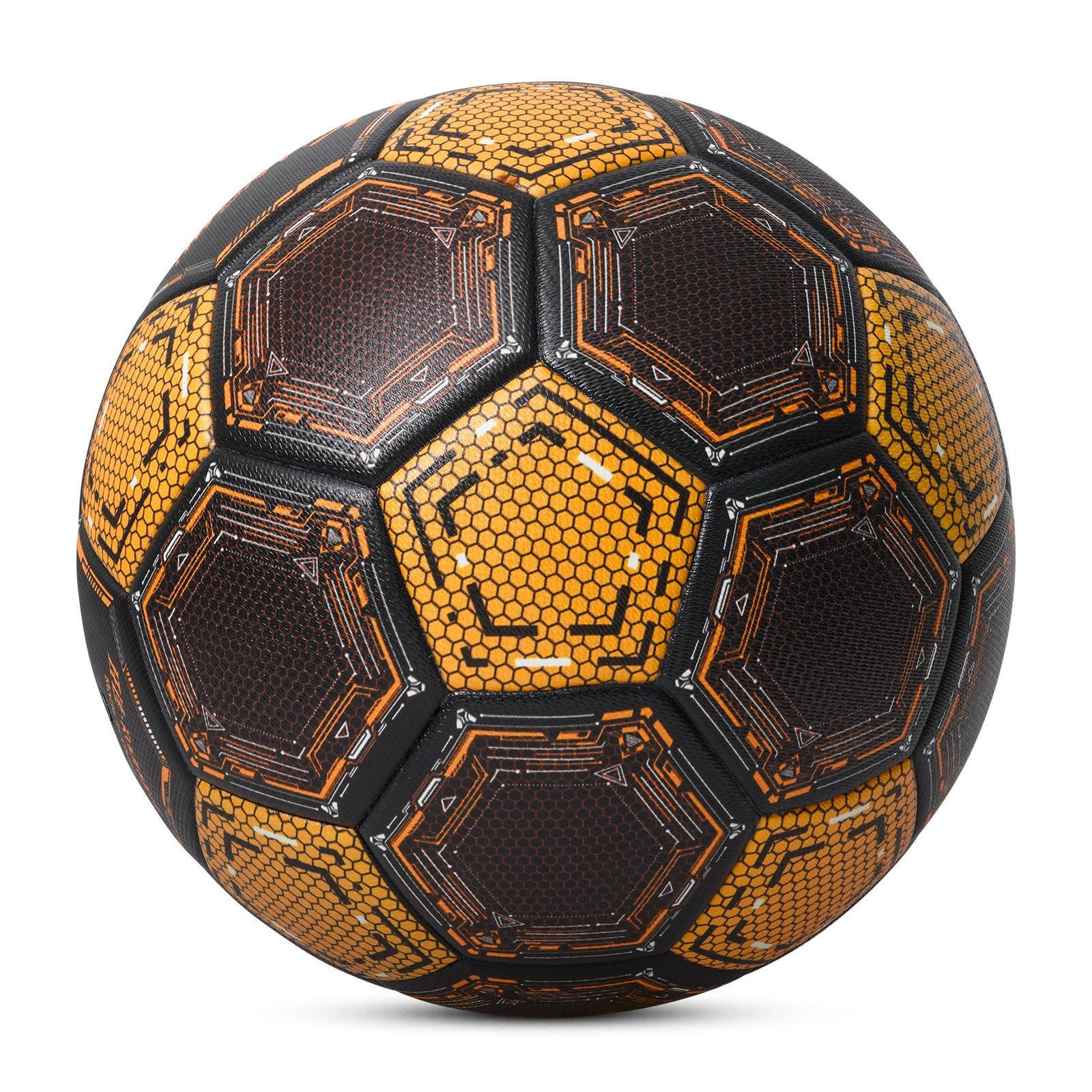 Kuangmi Mecha-Wabenfußball Größe 5 aus PU für Training und Wettkämpfe