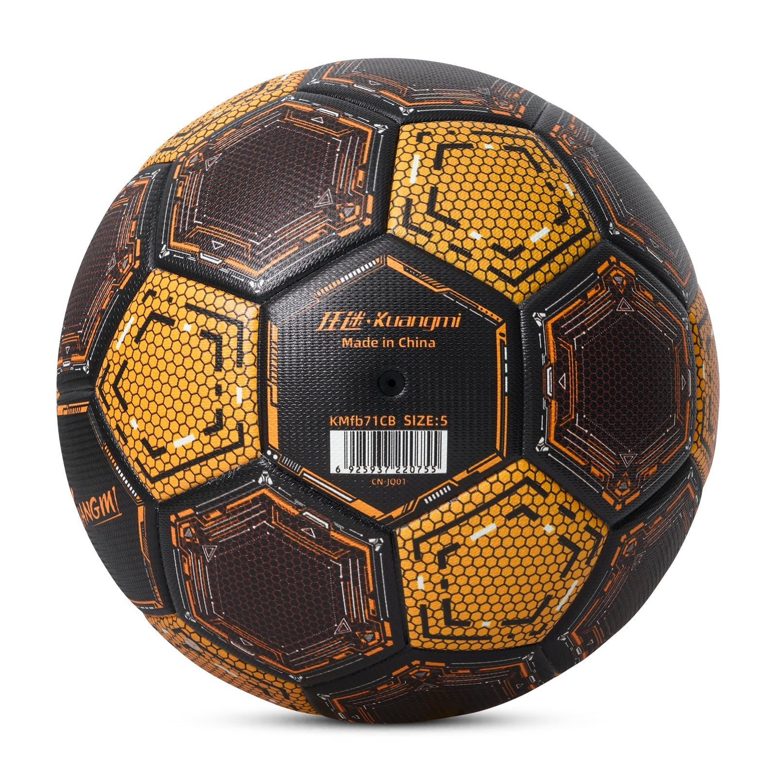 Kuangmi Mecha-Wabenfußball Größe 5 aus PU für Training und Wettkämpfe