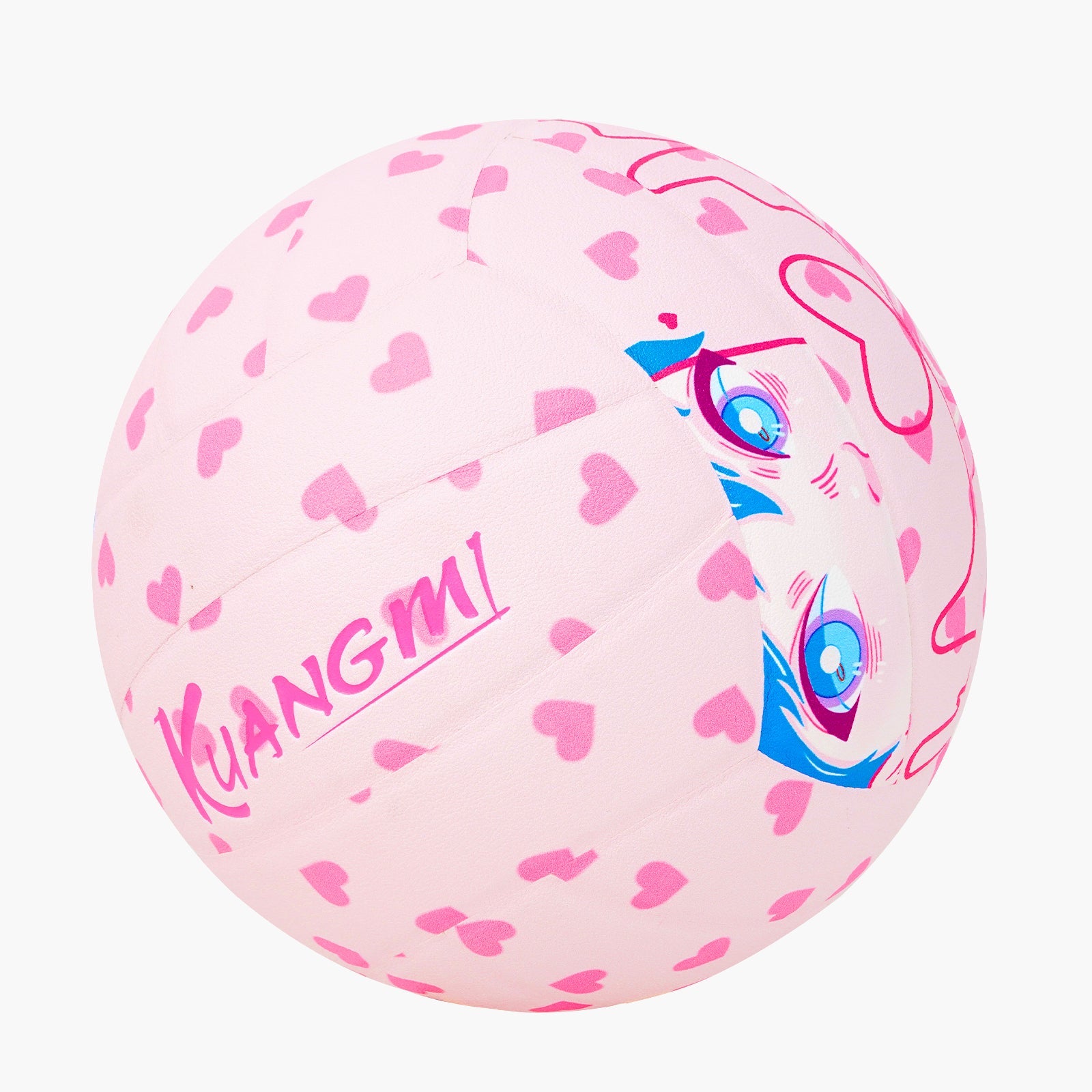 Kuangmi Pink Anime Volleyball – Größe 5, PU-Leder