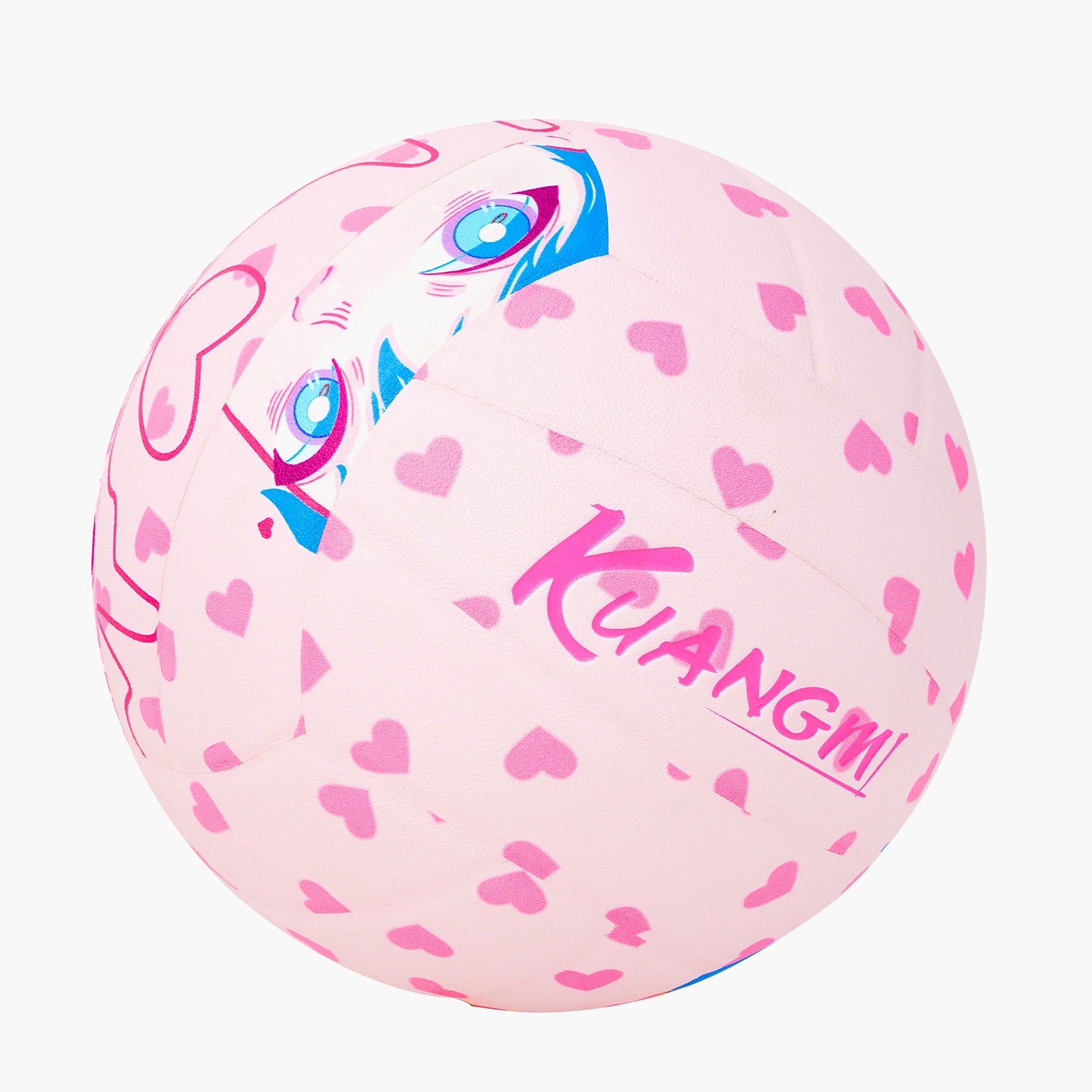 Kuangmi Pink Anime Volleyball – Größe 5, PU-Leder