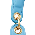 Kuangmi Basketball-Tasche in Blau mit Leopardenmuster, Größe 7, Handtasche