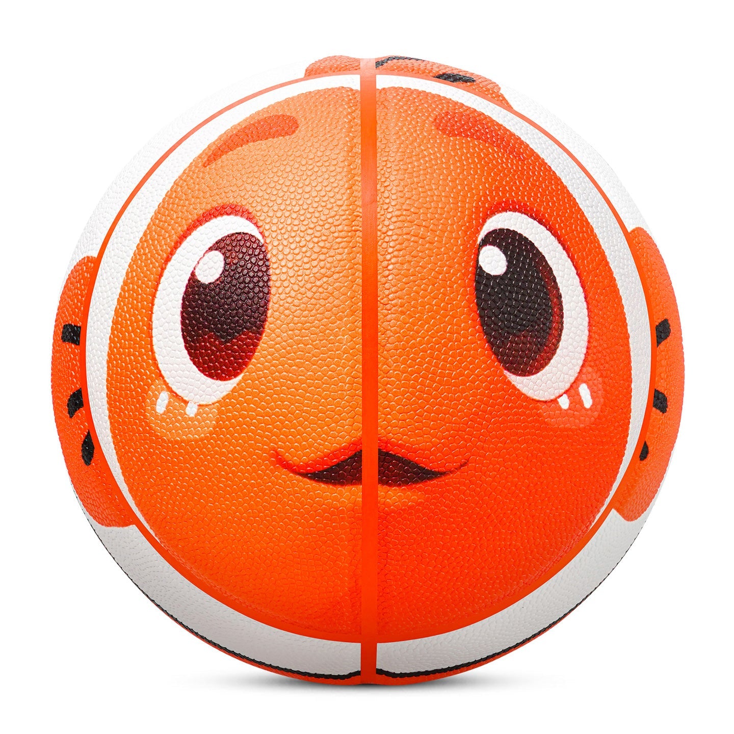 Kuangmi Kinder Clownfish Basketball, Größe 5 (27,5"), Hygroskopisches PU Leder