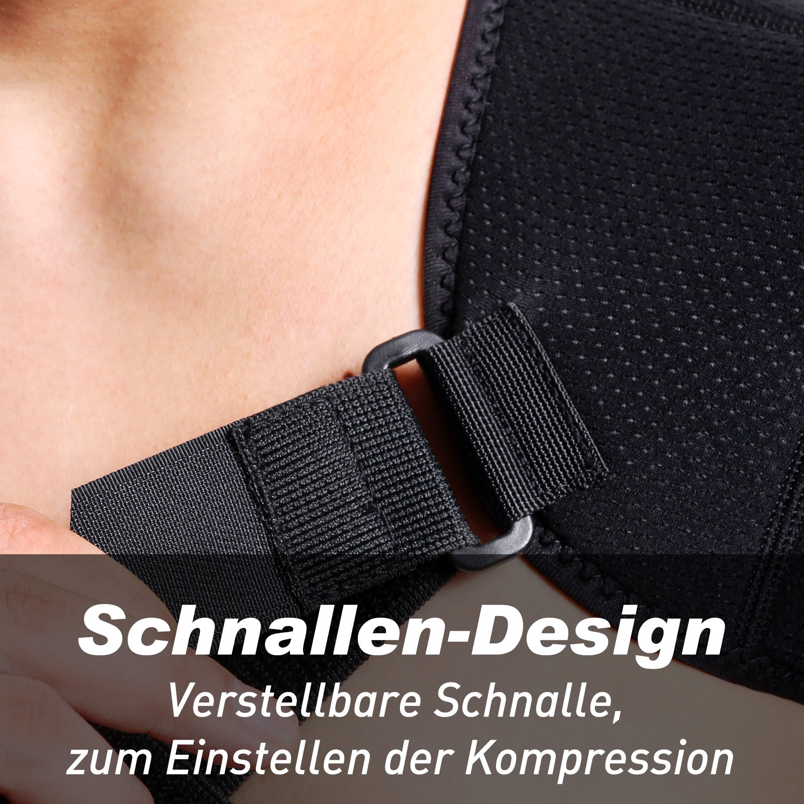 Kuangmi Doppel-Schulterbandage – Stützende Schulterstütze & Schulterwärmer