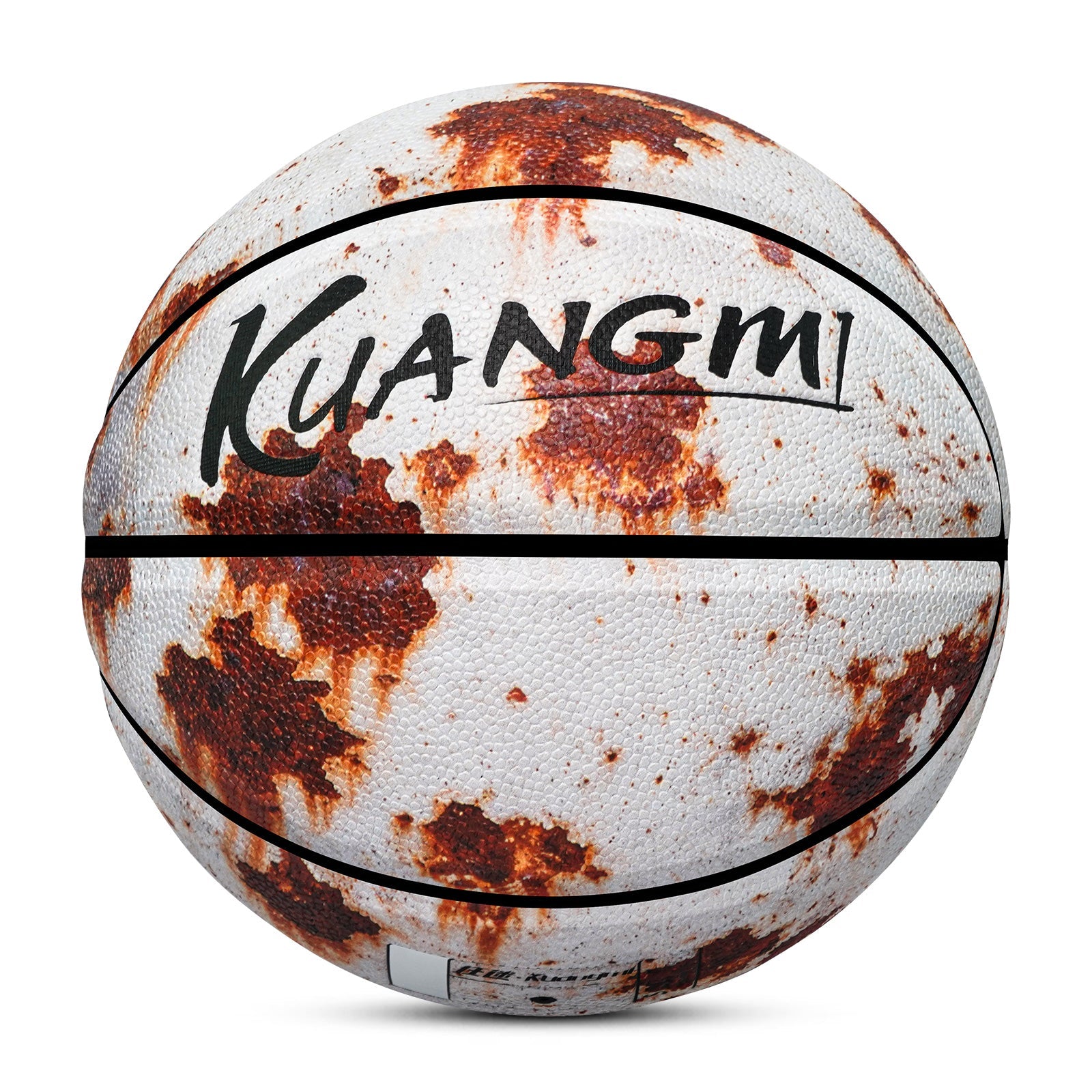 Kuangmi Basketball mit Rost-Optik, hygroskopisches PU-Leder, Geschenkidee, Größe 7 (29,5 Zoll)