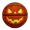 Kuangmi Leuchtender Kürbis Halloween Basketball, Größe 7, Hygroskopisches PU