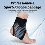 Kuangmi Leichte Sport-Knöchelbandage – schuhkompatible Stütze für aktive Nutzung