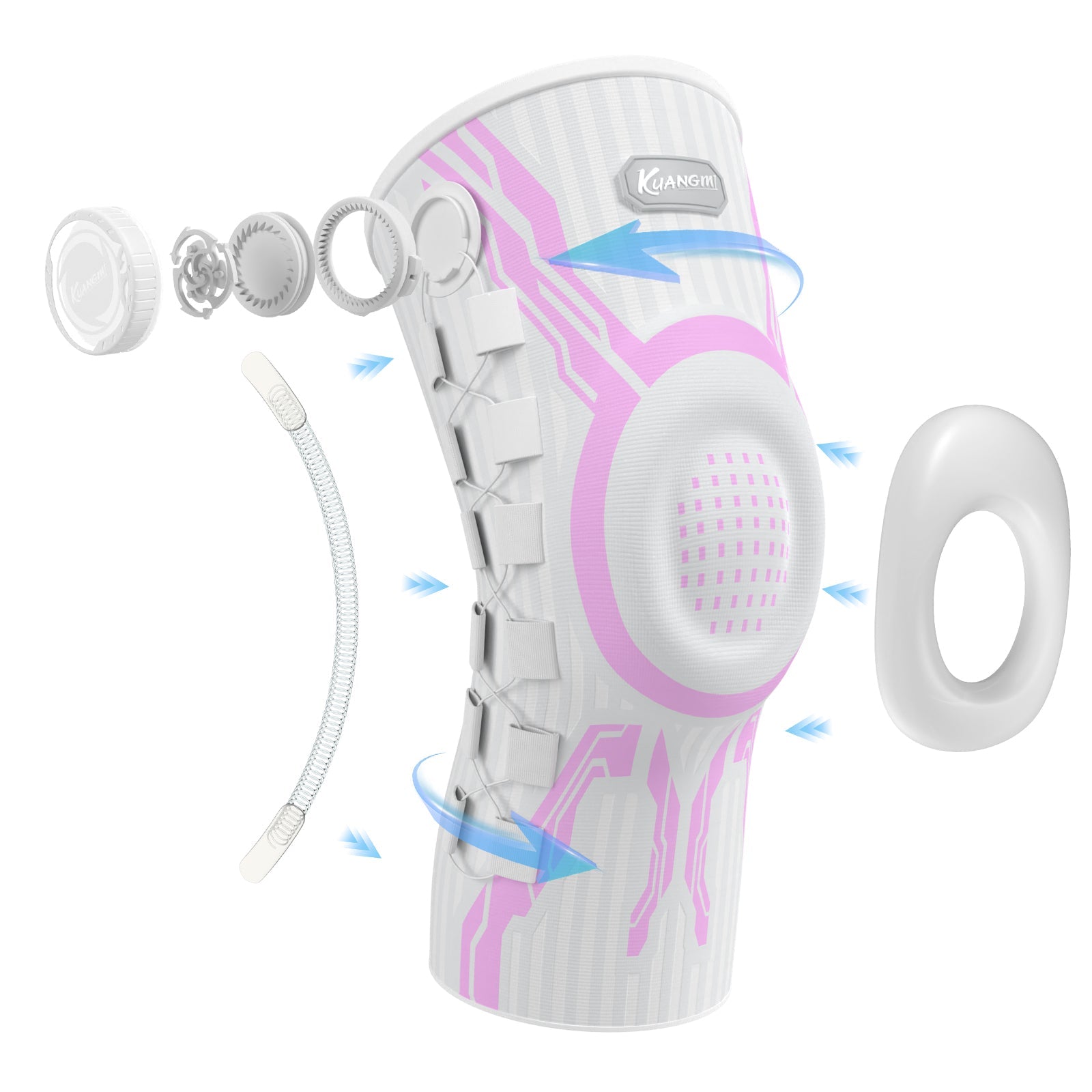 Kuangmi® Intelligente Kniebandage – Standard (ETIE-Drehknopf)