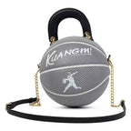 Kuangmi Reflektierende Basketballtasche aus PU-Leder (Größe 7)