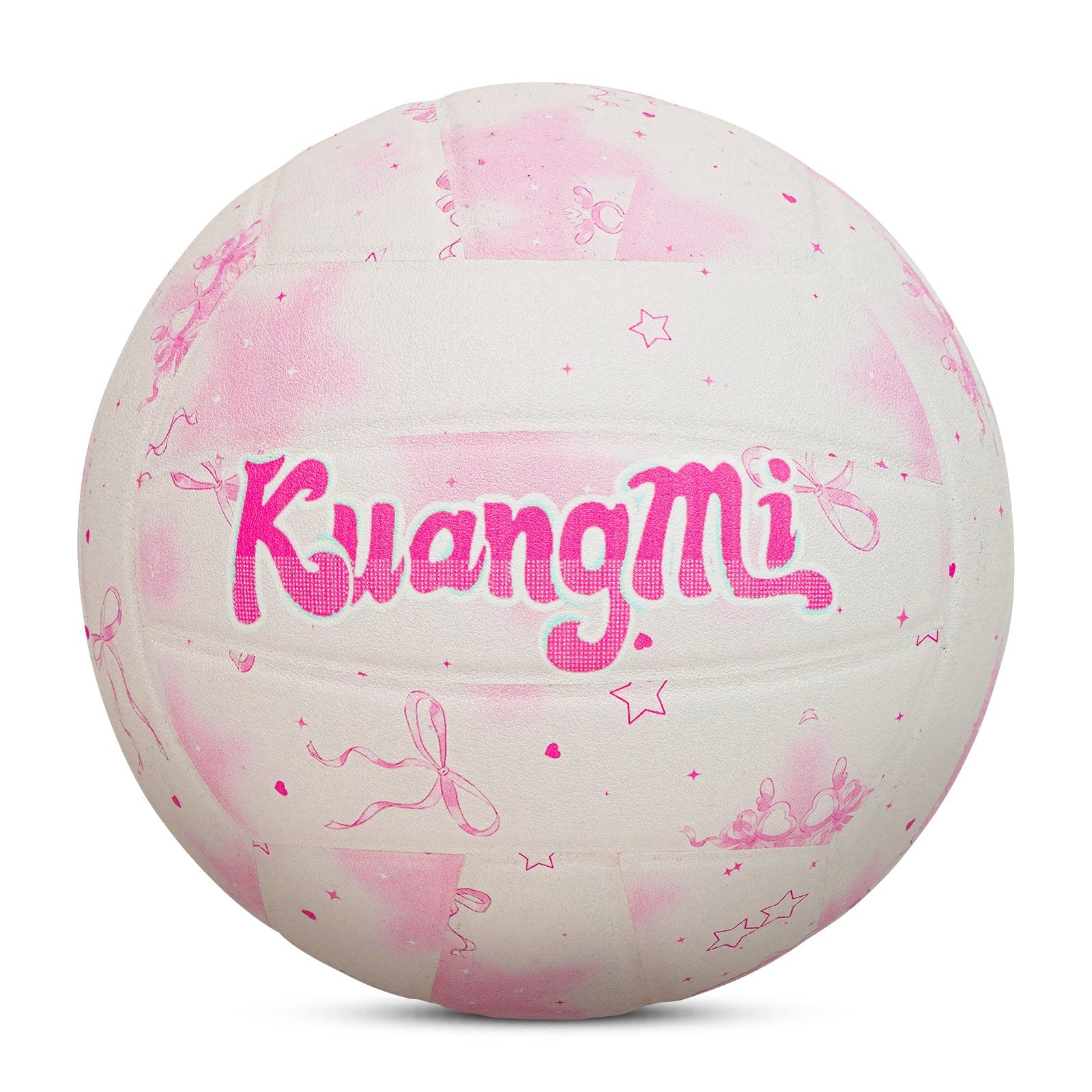 Kuangmi Rosa Schmetterling Volleyball Größe 5 PU Oberfläche