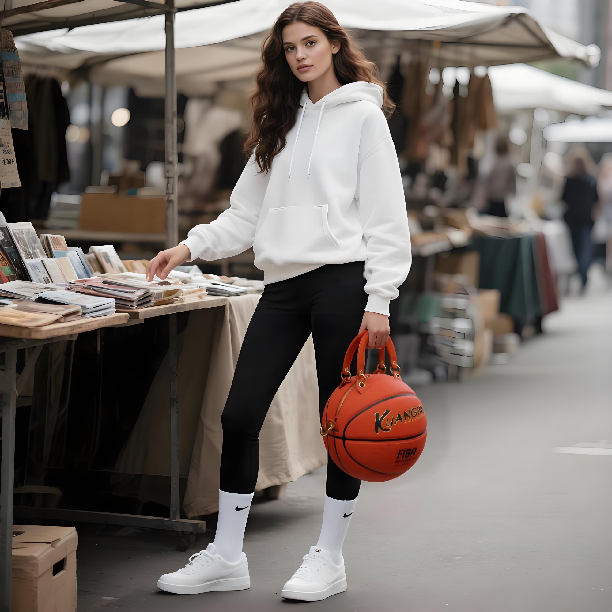 Kuangmi "Chong" FIBA-zertifizierte Basketballtasche Handtasche Größe 7