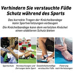Kuangmi Leichte Sport-Knöchelbandage – schuhkompatible Stütze für aktive Nutzung