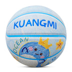 Kuangmi Wal Kinder Basketball Größe 5 (27,5"), PU Material, Indoor & Outdoor