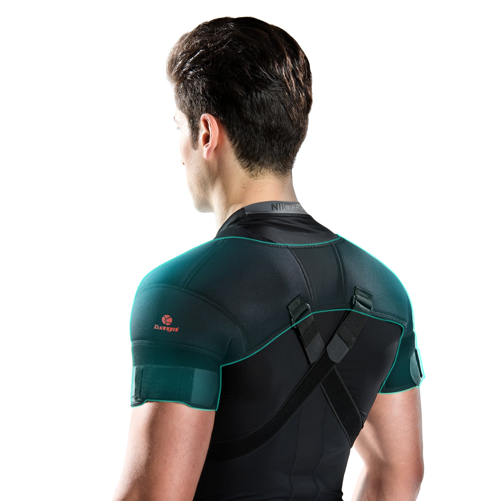 Kuangmi Doppel-Schulterbandage – Stützende Schulterstütze & Schulterwärmer