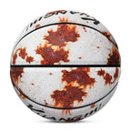 Kuangmi Basketball mit Rost-Optik, hygroskopisches PU-Leder, Geschenkidee, Größe 7 (29,5 Zoll)