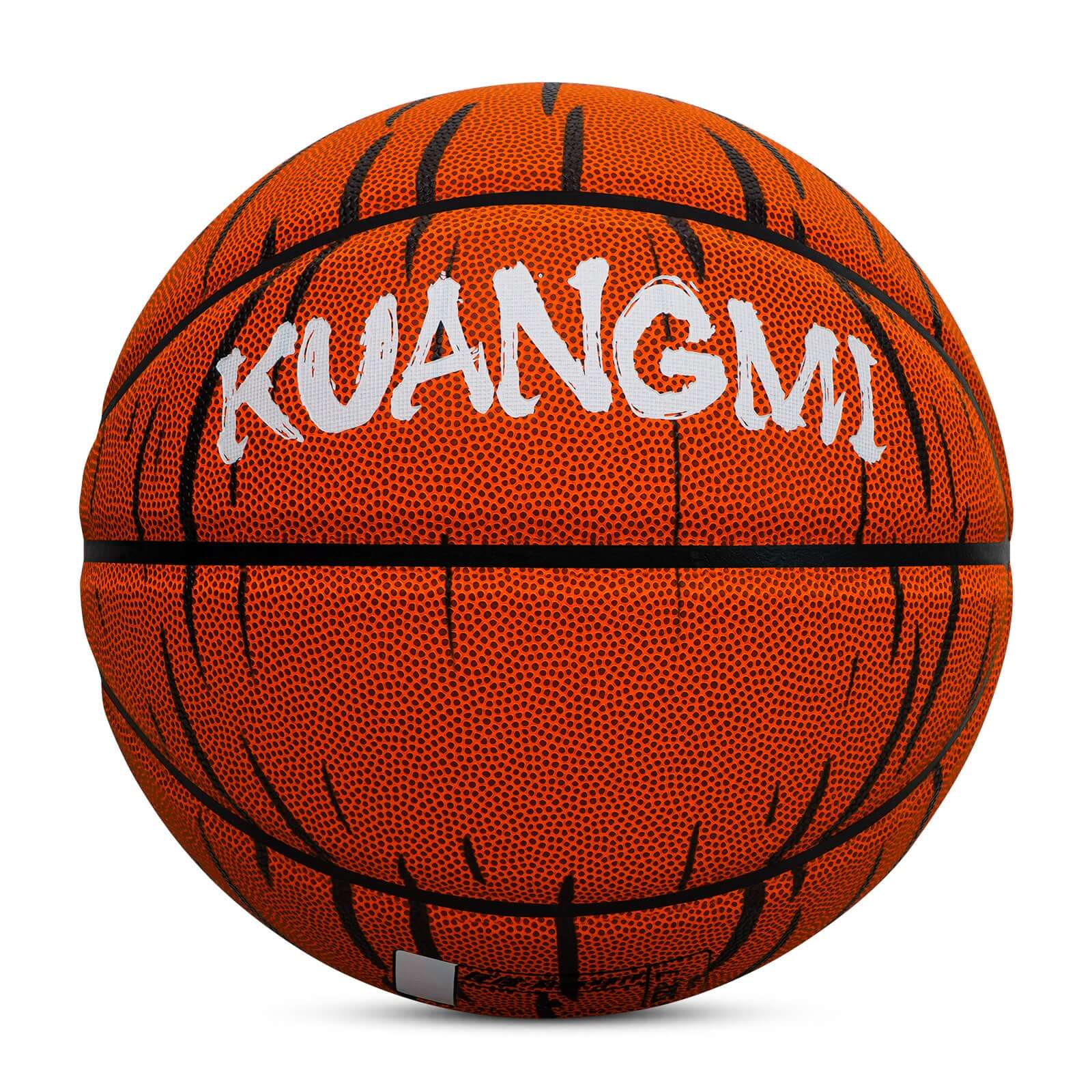 Kuangmi Leuchtender Kürbis Halloween Basketball, Größe 7, Hygroskopisches PU