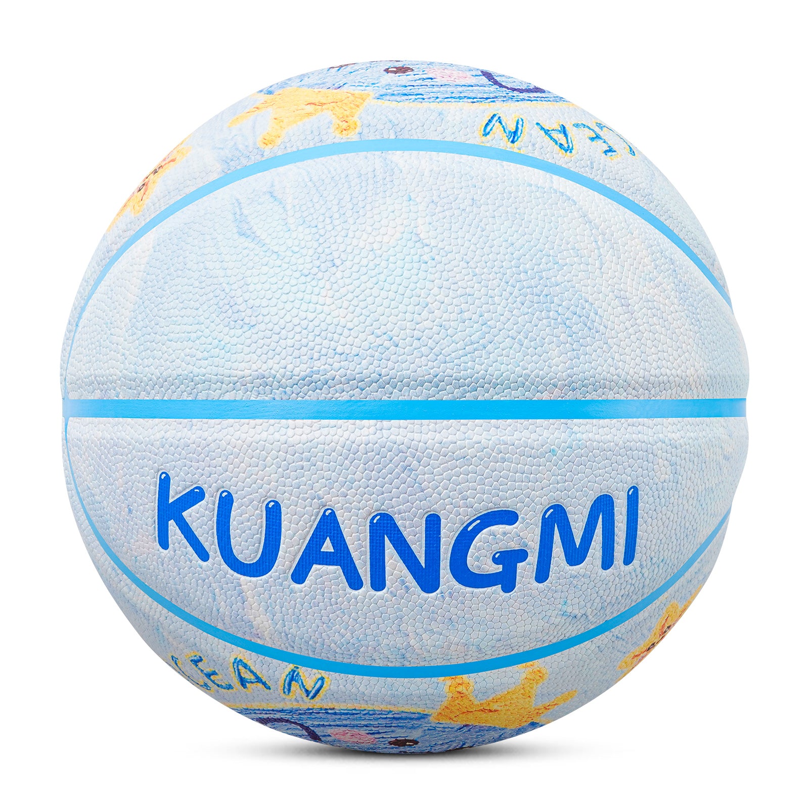 Kuangmi Wal Kinder Basketball Größe 5 (27,5"), PU Material, Indoor & Outdoor