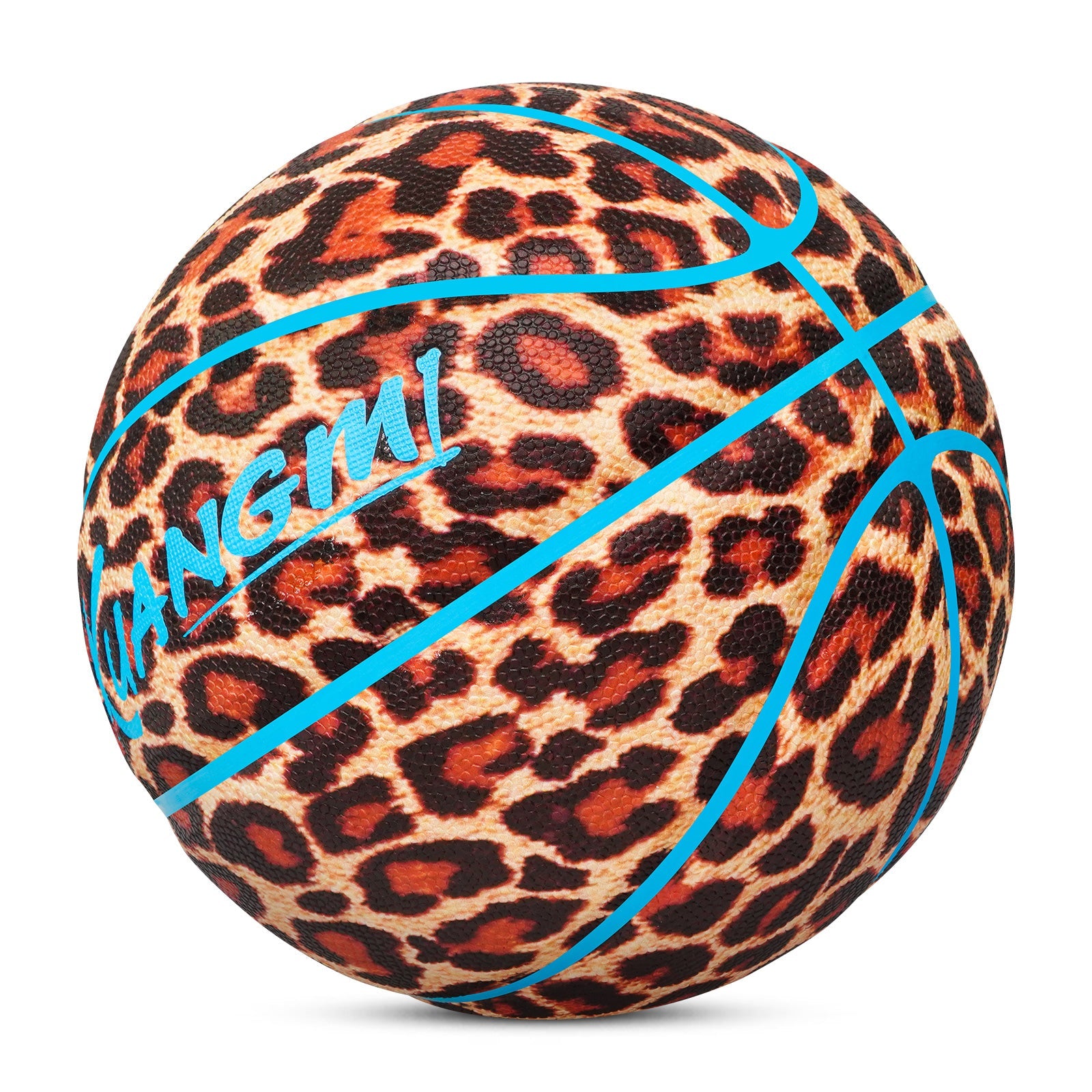 Kuangmi Leopardmuster Basketball (Größe 7) Hygroskopisches PU