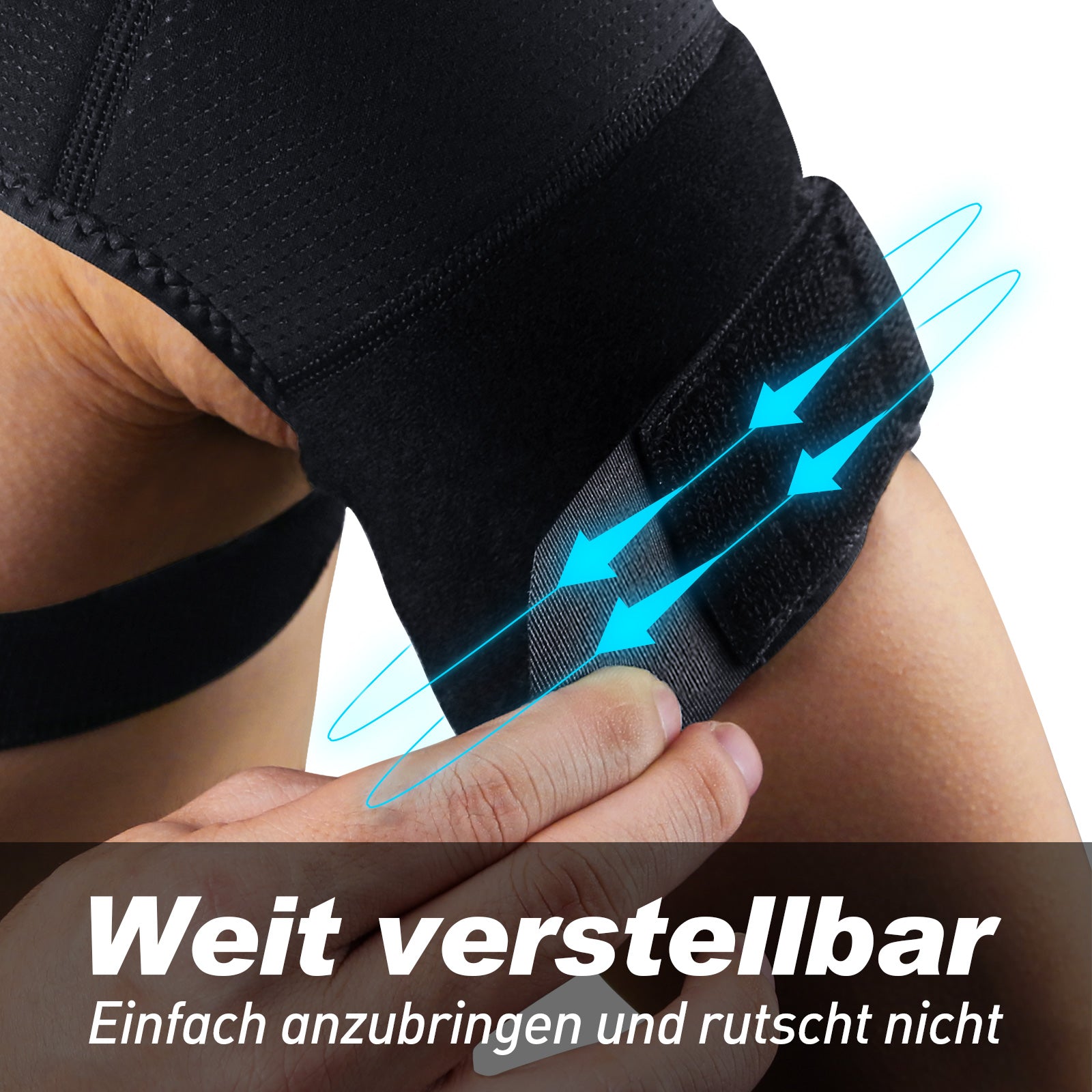 Kuangmi Doppel-Schulterbandage – Stützende Schulterstütze & Schulterwärmer
