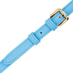 Kuangmi Basketball-Tasche in Blau mit Leopardenmuster, Größe 7, Handtasche