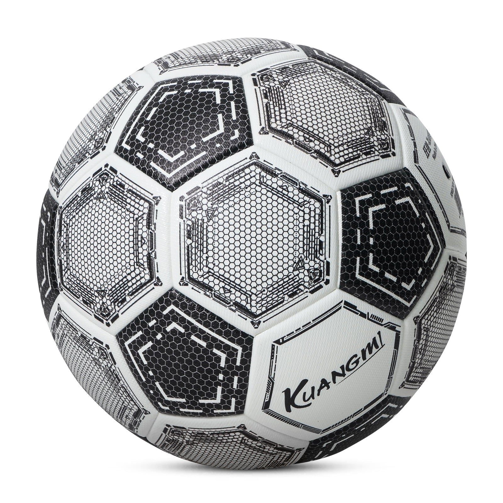 Kuangmi Mecha-Wabenfußball Größe 5 aus PU für Training und Wettkämpfe