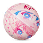 Kuangmi Pink Anime Muster Basketball Größe 7 (29,5 Zoll)