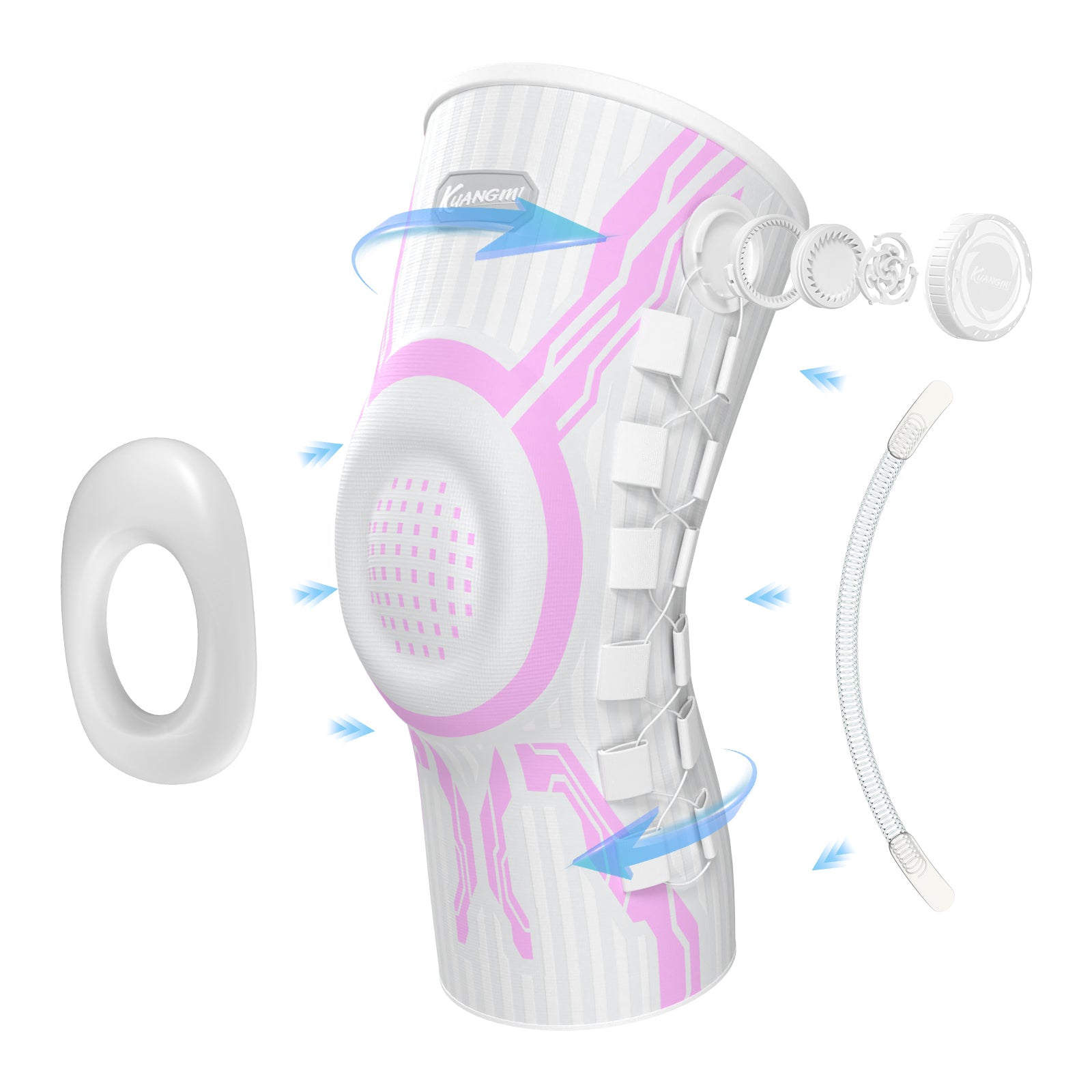 Kuangmi® Intelligente Kniebandage – Standard (ETIE-Drehknopf)