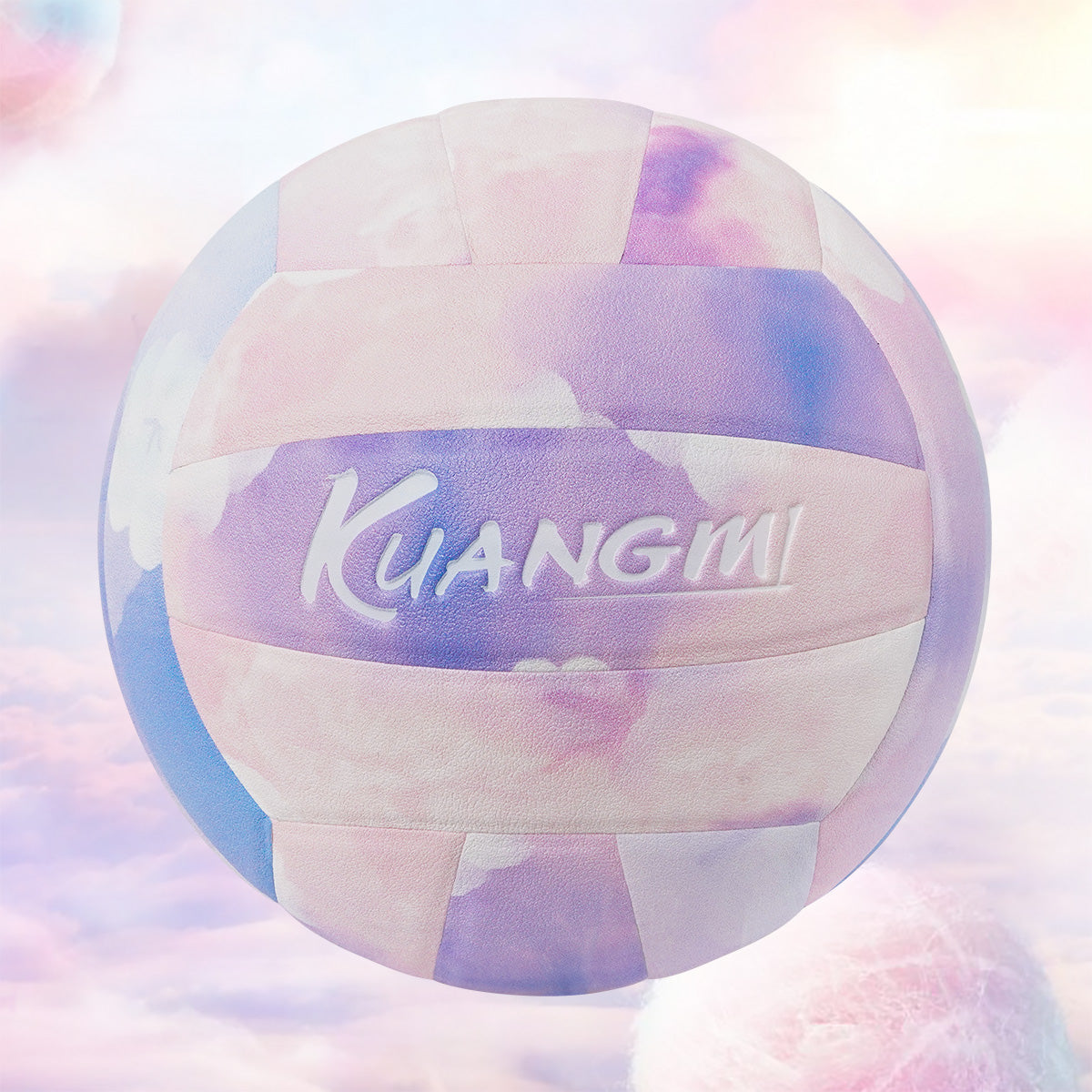 Kuangmi Zuckerwatte-Volleyball Größe 5 mit weichem PU