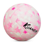 Kuangmi Rosa Smiley Volleyball – Größe 5, PU Oberfläche
