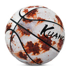 Kuangmi Basketball mit Rost-Optik, hygroskopisches PU-Leder, Geschenkidee, Größe 7 (29,5 Zoll)