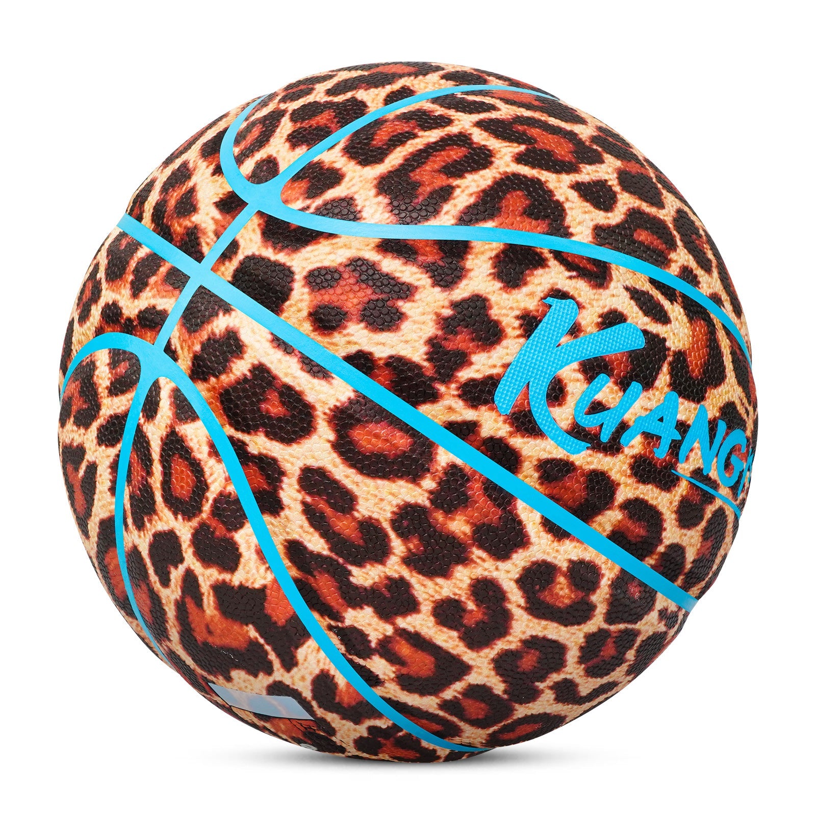 Kuangmi Leopardmuster Basketball (Größe 7) Hygroskopisches PU