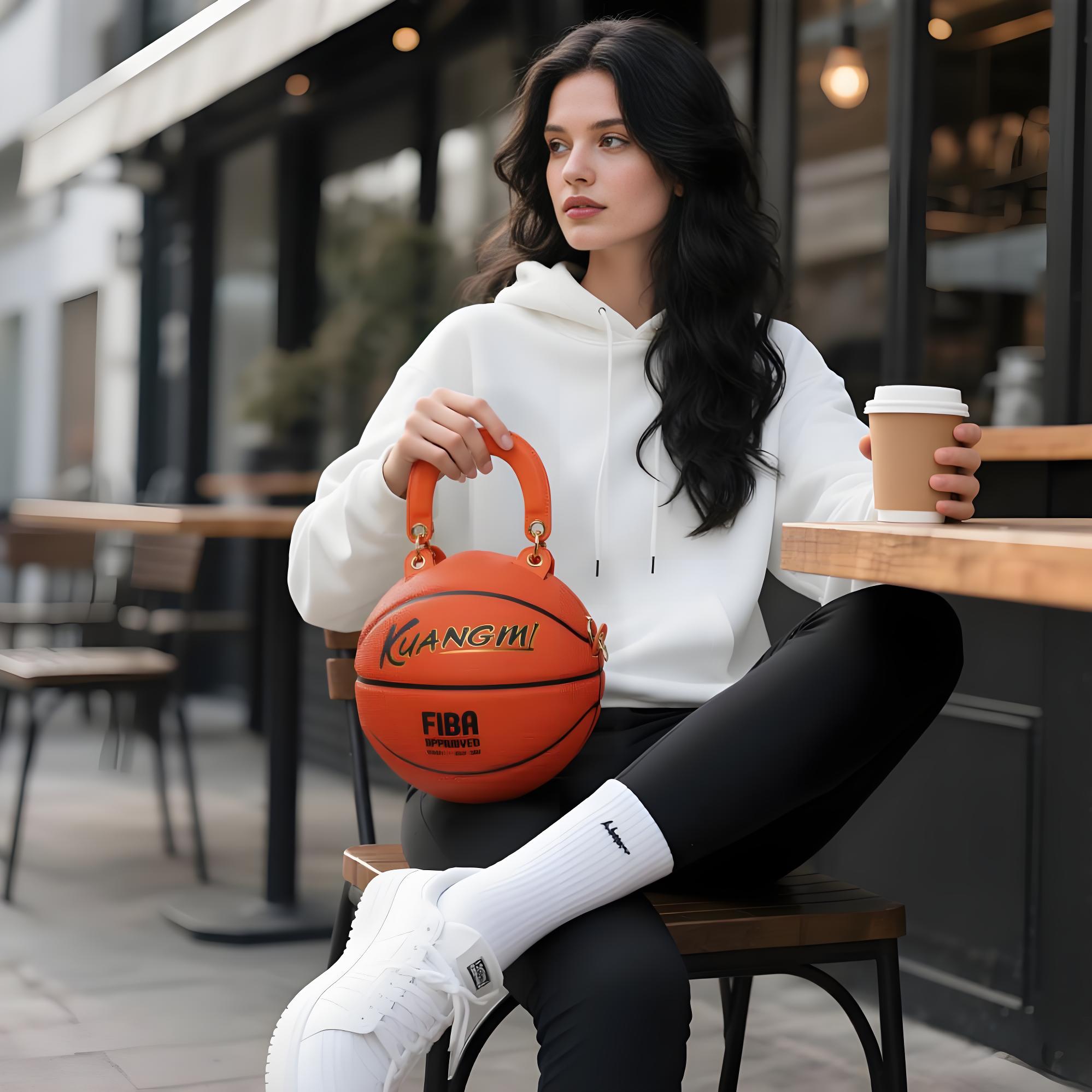 Kuangmi "Chong" FIBA-zertifizierte Basketballtasche Handtasche Größe 7