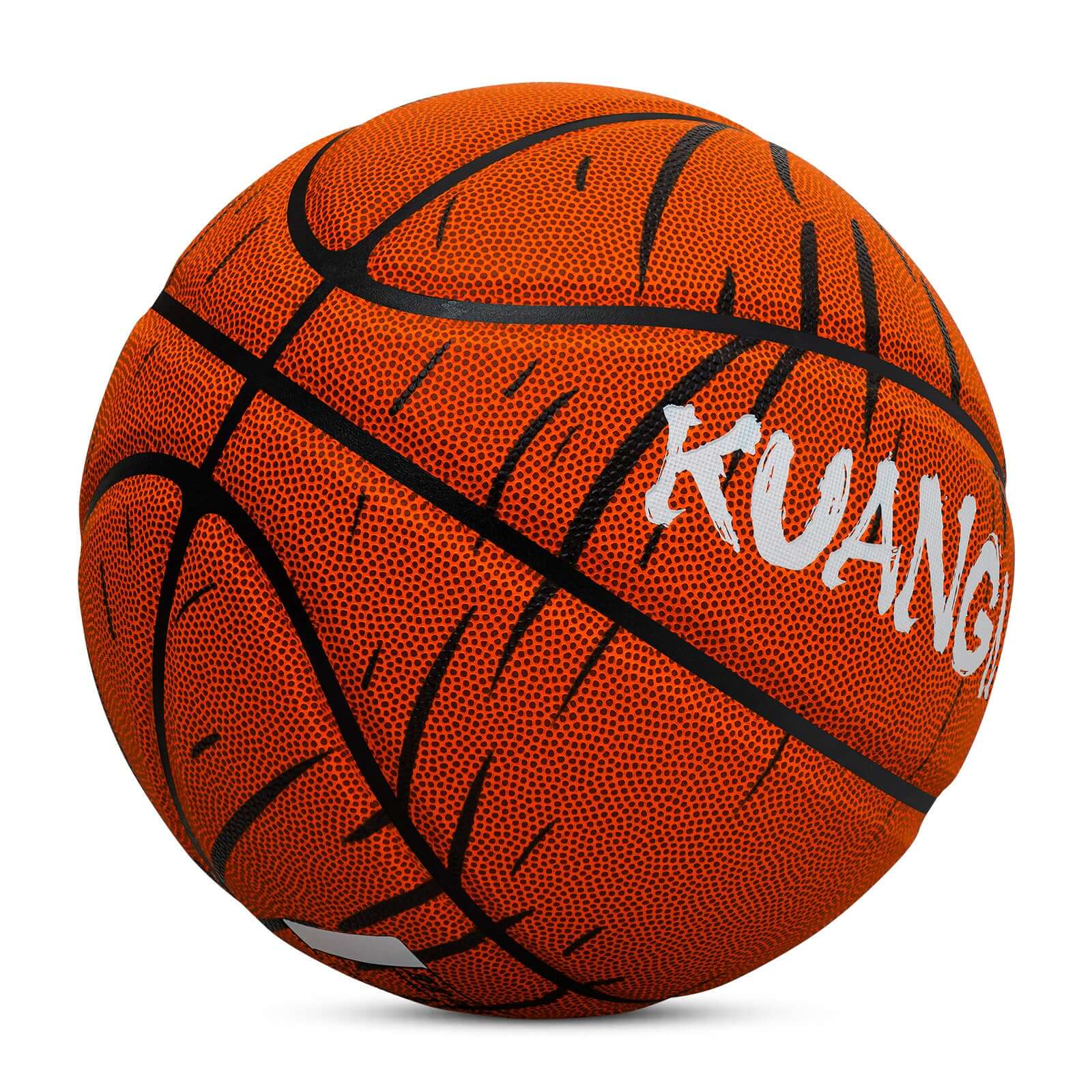 Kuangmi Leuchtender Kürbis Halloween Basketball, Größe 7, Hygroskopisches PU