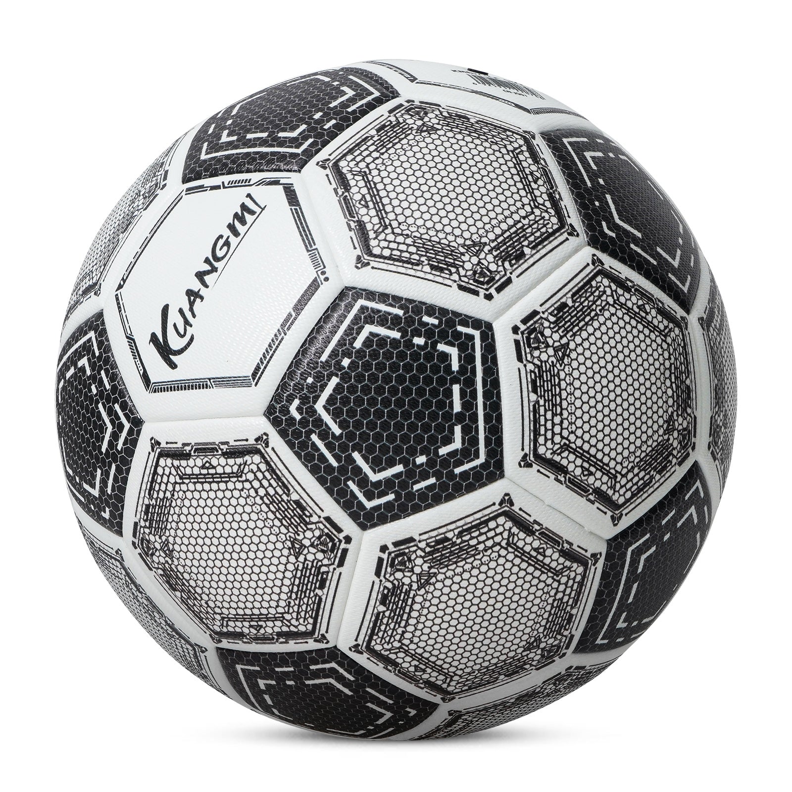 Kuangmi Mecha-Wabenfußball Größe 5 aus PU für Training und Wettkämpfe