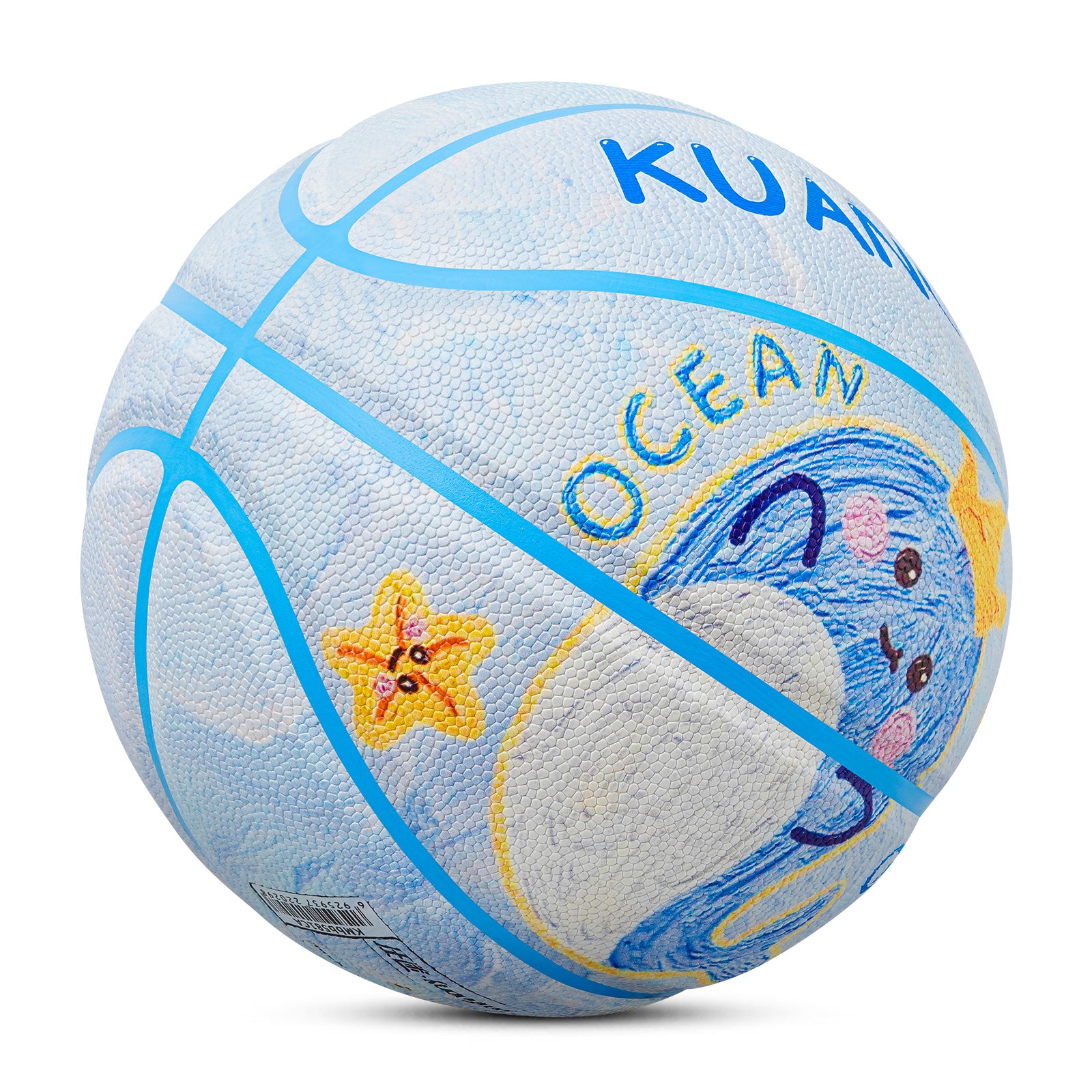 Kuangmi Wal Kinder Basketball Größe 5 (27,5"), PU Material, Indoor & Outdoor