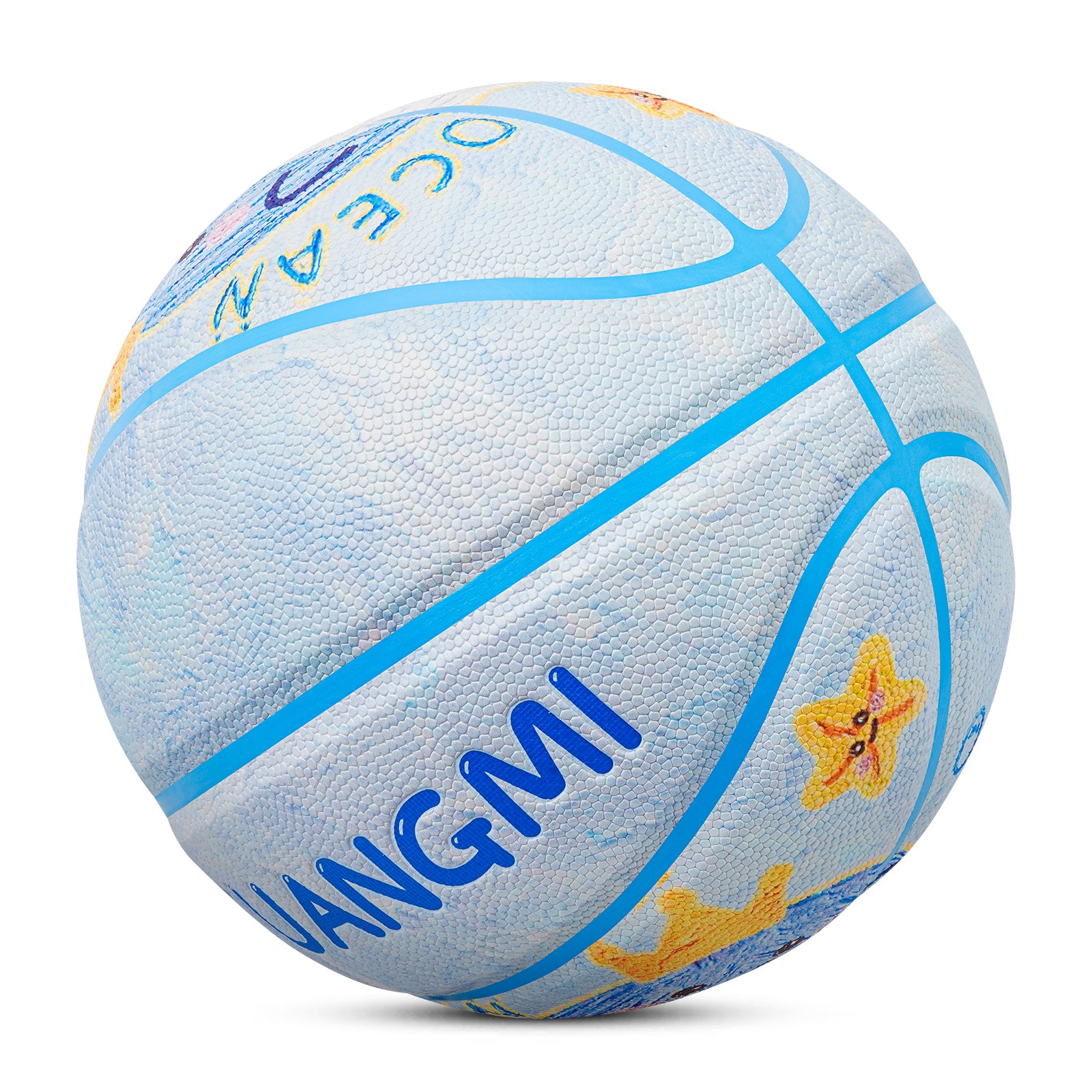 Kuangmi Wal Kinder Basketball Größe 5 (27,5"), PU Material, Indoor & Outdoor