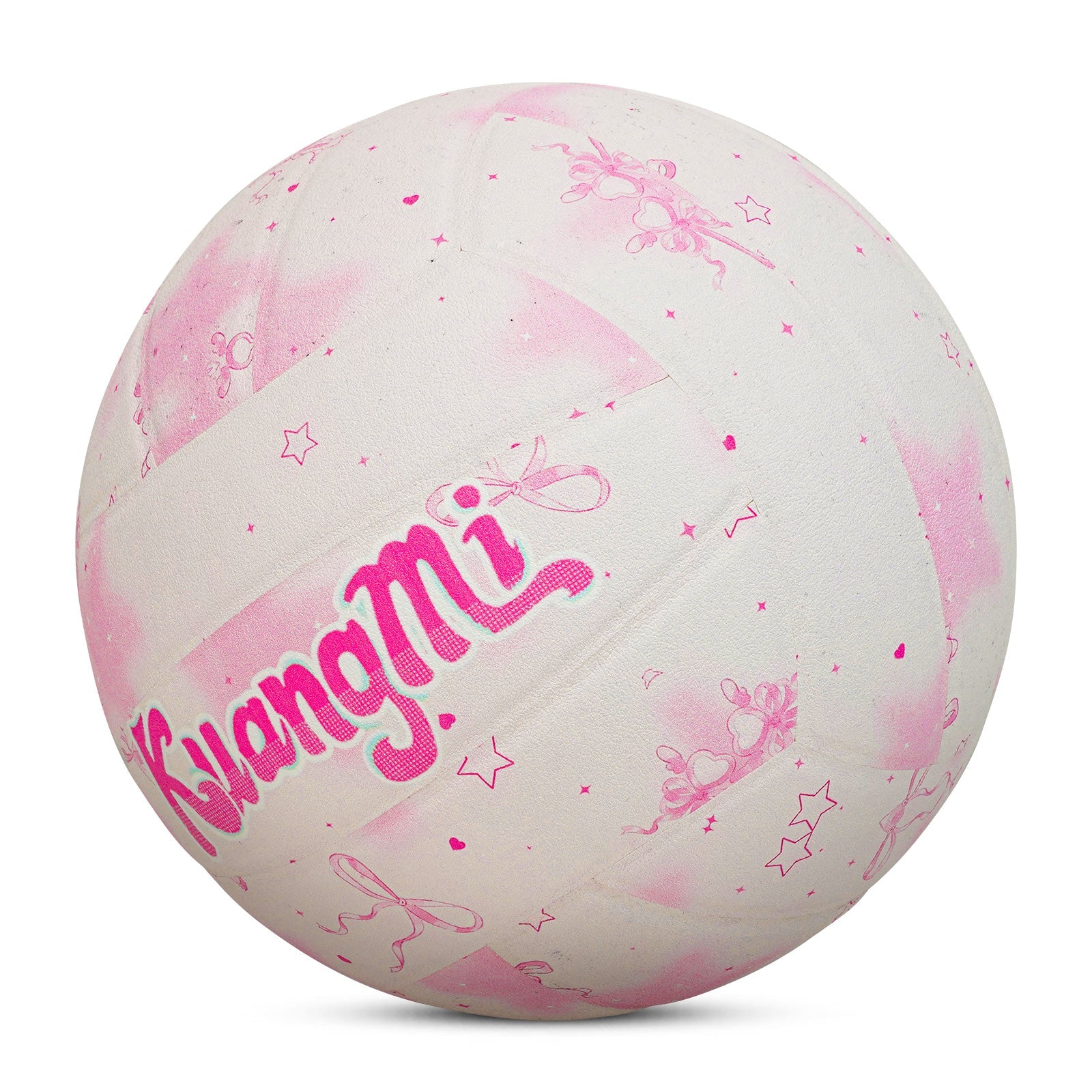Kuangmi Rosa Schmetterling Volleyball Größe 5 PU Oberfläche
