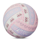 Kuangmi Volleyball mit Fair-Isle-Muster, süße Katzen- und Herz-Motive, Größe 5