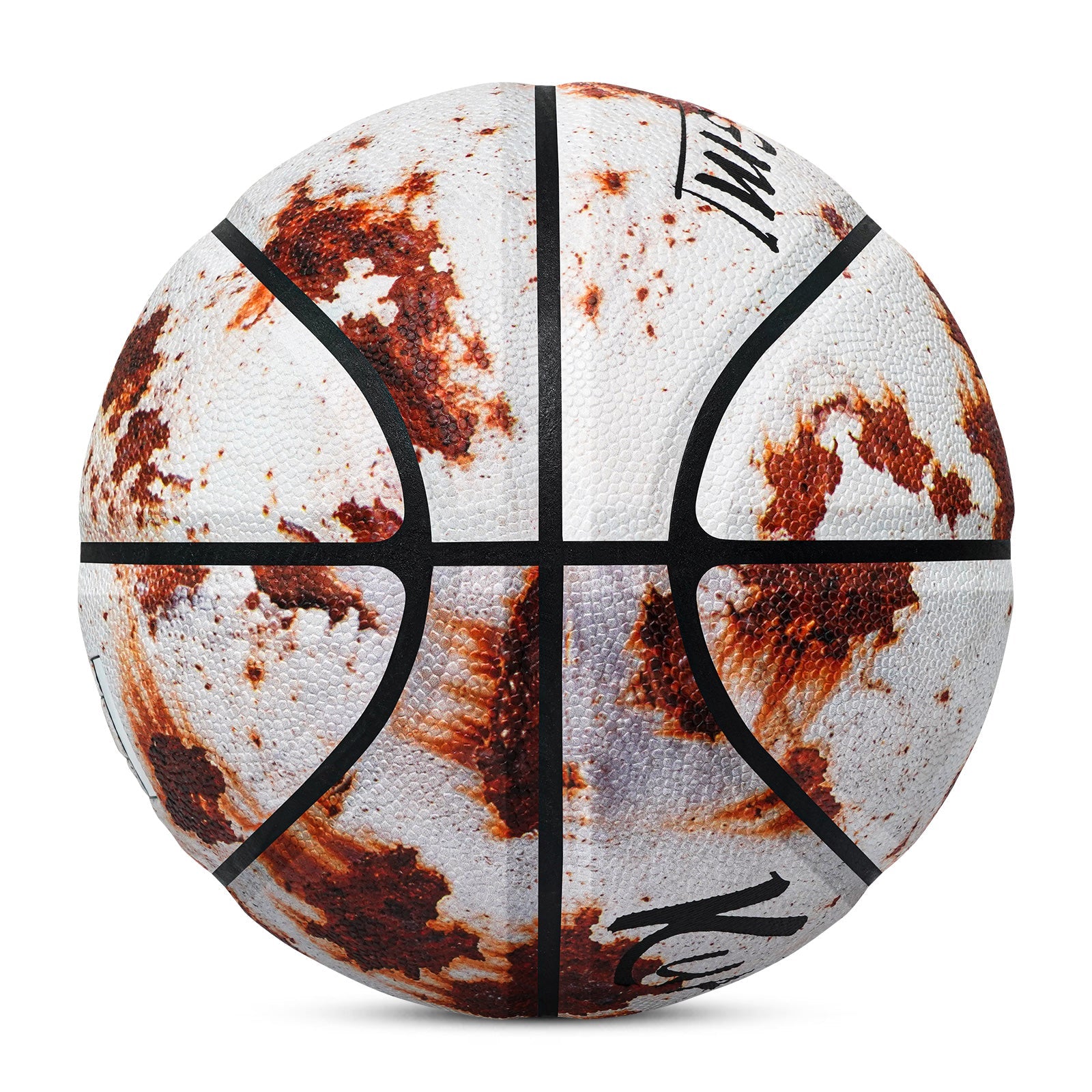 Kuangmi Basketball mit Rost-Optik, hygroskopisches PU-Leder, Geschenkidee, Größe 7 (29,5 Zoll)