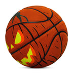 Kuangmi Leuchtender Kürbis Halloween Basketball, Größe 7, Hygroskopisches PU