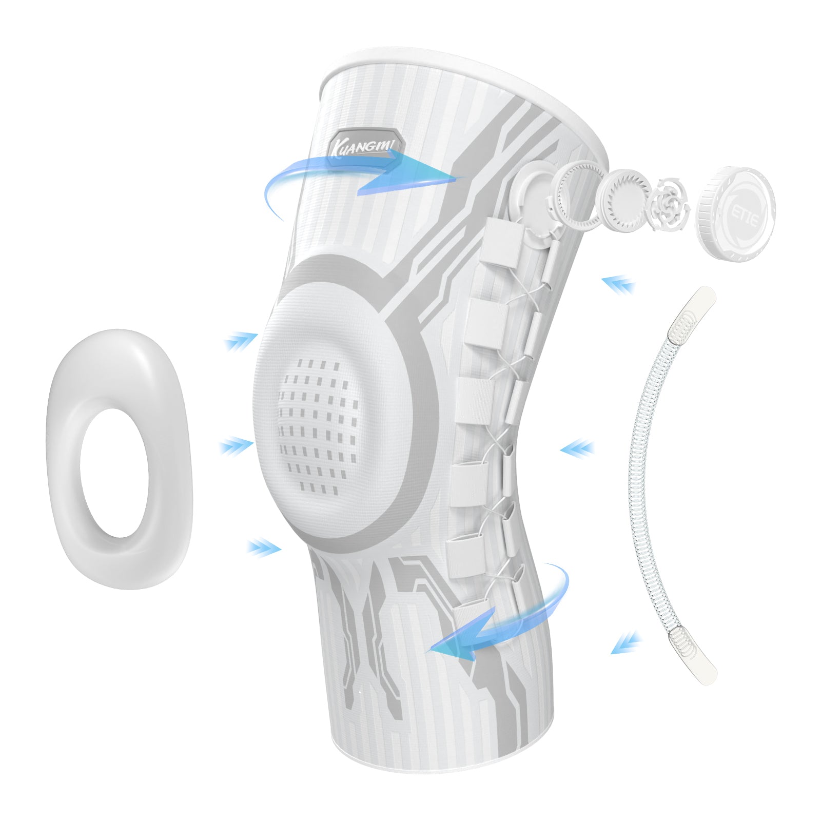 Kuangmi® Intelligente Kniebandage – Standard (ETIE-Drehknopf)