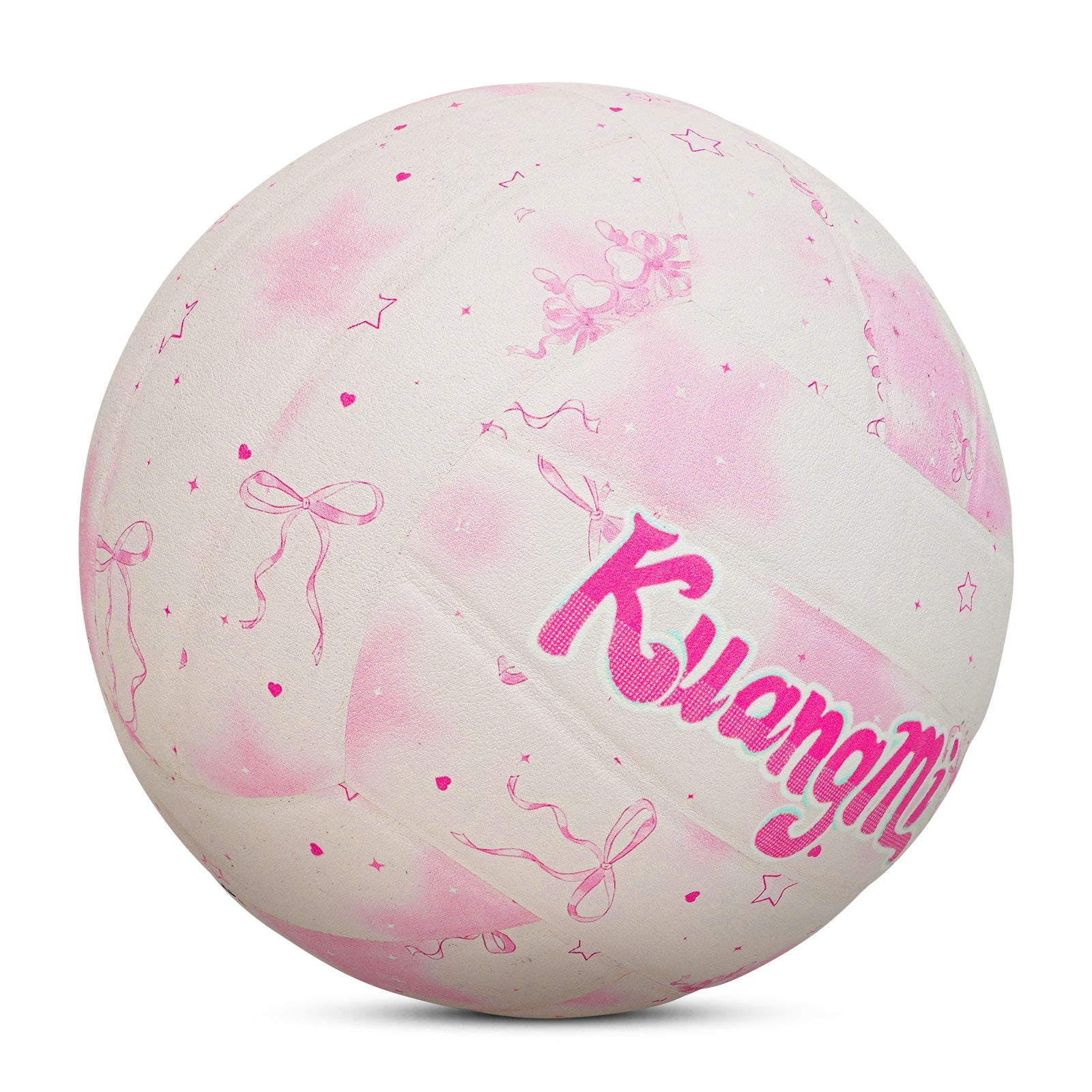 Kuangmi Rosa Schmetterling Volleyball Größe 5 PU Oberfläche