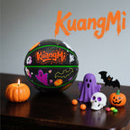 Kuangmi Halloween Basketball Größe 7 (29,5"), Hygroskopisches PU, Indoor & Outdoor