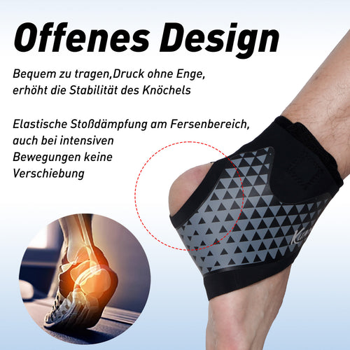 Kuangmi Leichte Sport-Knöchelbandage – schuhkompatible Stütze für aktive Nutzung