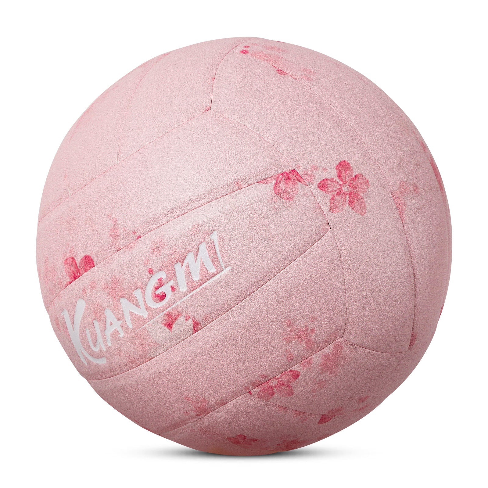 Kuangmi Kirschblüten-Volleyball Rosa Größe 5 aus weichem PU