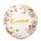 Kuangmi Klassischer Schmetterling und Blumen Volleyball Größe 5 PU Oberfläche