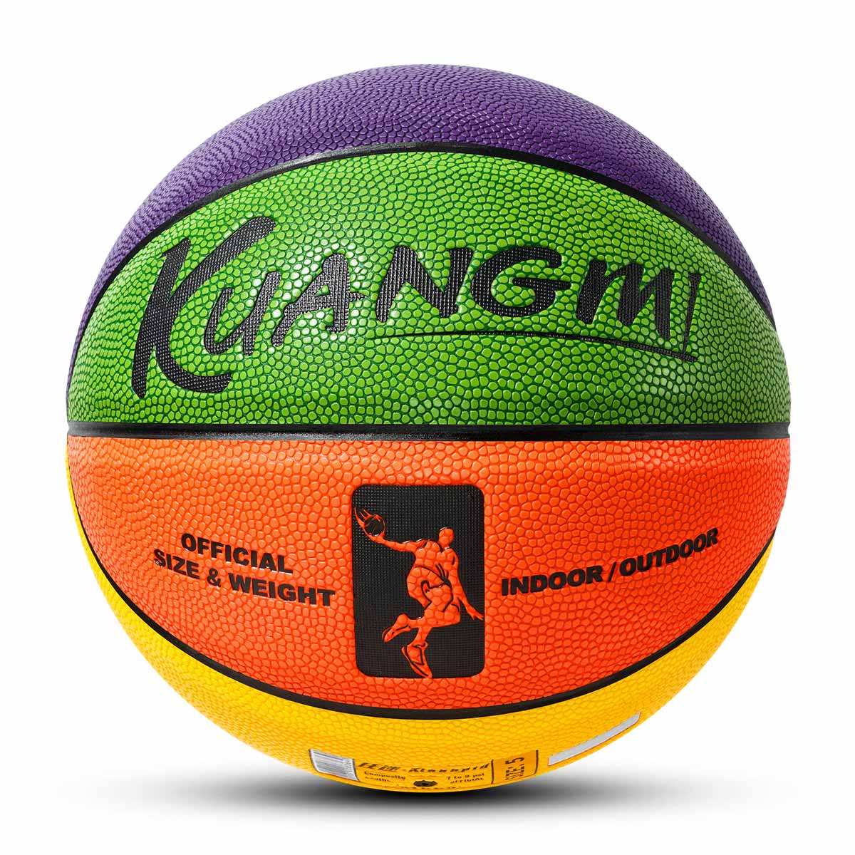 Kuangmi 8-Farben Basketball – Alle Größen 3/4/5/6/7