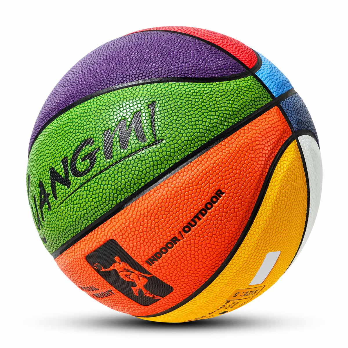 Kuangmi 8-Farben Basketball – Alle Größen 3/4/5/6/7